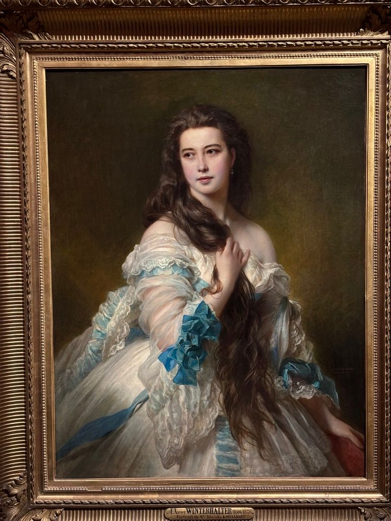 超级漂亮的肖像画，有点东方韵味，chatgpt查了下好像真的是画的俄罗斯蒙古那边的人